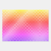 Paarse en verloopkleuren inpakpapier vel (Voorkant 3)