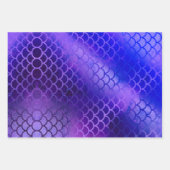 Paarse en verloopkleuren inpakpapier vel (Voorkant 2)