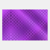 Paarse en verloopkleuren inpakpapier vel (Voorkant)