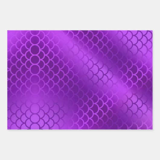 Paarse en verloopkleuren inpakpapier vel (Voorkant)