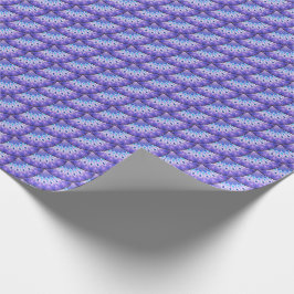 Paarse en violette ventilatoren cadeaupapier