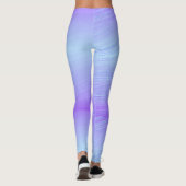 Paarse en violette vorm leggings (Achterkant)