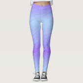 Paarse en violette vorm leggings (Voorkant)
