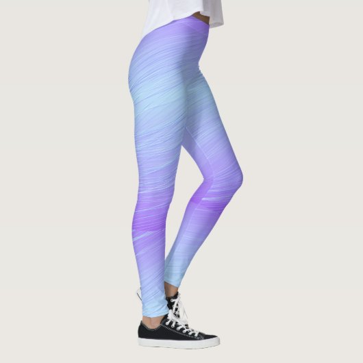 Paarse en violette vorm leggings (Rechts)