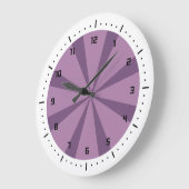 Paarse en violette zonnevlam grote klok (Hoek)