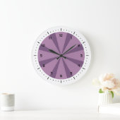 Paarse en violette zonnevlam grote klok (Huis)