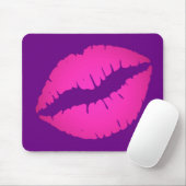 Paarse en warme roze ombre lipstick Kiss Muismat (Met muis)