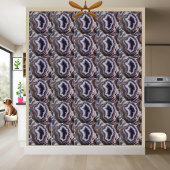 Paarse en witte Amethyst Geode Slice Tegel Tegeltje