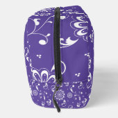  PAARSE EN WITTE BLOEMEN EN BLADEREN TOILETTASJE (Rechts)