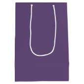 paarse en witte bloemen romantisch medium cadeauzakje (Achterkant)