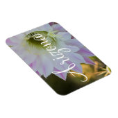 Paarse en witte cactus Flower, Arizona Magneet (Rechterzijde)