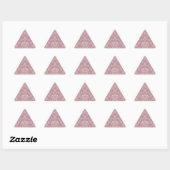 Paarse en witte Damask Sticker (Vel)