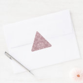 Paarse en witte Damask Sticker (Envelop)