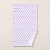 Paarse en witte diamant patroon bad handdoek (Handdoek)