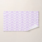 Paarse en witte diamant patroon bad handdoek (Handdoek)