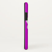 Paarse en witte DJ naam hoofdtelefoon hoesje (Achterkant / rechts)