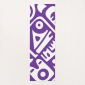 paarse en witte doodles 2 van 4 yogamat (Achterkant)