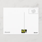 Paarse en witte Fancy Afrikaanse Violetten Briefkaart (Achterkant)