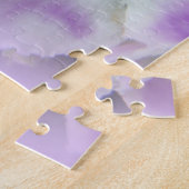 Paarse en witte Fancy Afrikaanse Violetten Legpuzzel (Zijkant)