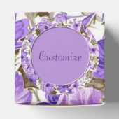 Paarse en witte flessendoos Bedankdoosjes (Bovenkant)