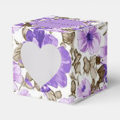  Paarse en witte flessendoos Bedankdoosjes (Voorkant Zijde)