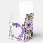 Paarse en witte flessendoos Bedankdoosjes (Geopend)