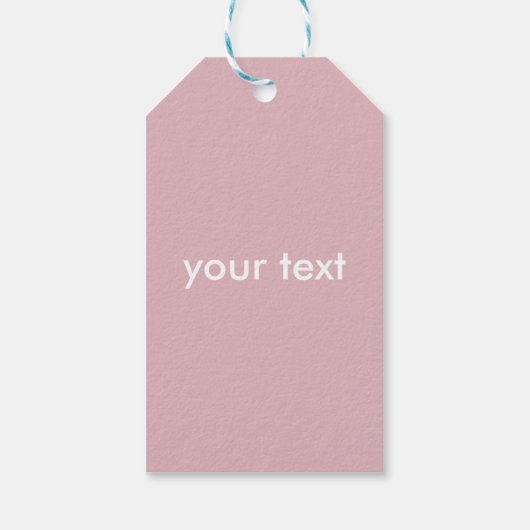 paarse en witte flora dank je cadeau label cadeaulabel (Achterkant)