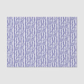 Paarse en witte Floral Chintz Tissuepapier (Voorkant)