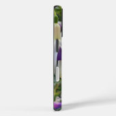 Paarse en witte Fuchsia Flowers Case-Mate iPhone Case (Achterkant / Rechts)