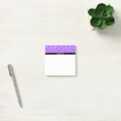 Paarse en witte glitter post-it® notes (Kantoor)