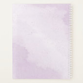 paarse en witte grillenbruiloft planner (Achterkant)