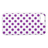 Paarse en witte haarpunten Case-Mate iPhone case (Achterkant (Horizontaal))