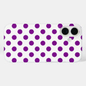 Paarse en witte haarpunten Case-Mate iPhone case (Achterkant (horizontaal))
