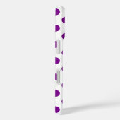 Paarse en witte haarpunten Case-Mate iPhone case (Achterkant / Rechts)
