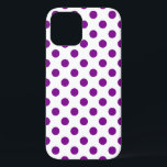 Paarse en witte haarpunten iPhone 12 hoesje<br><div class="desc">Paarse en witte haarpunten</div>