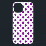 Paarse en witte haarpunten iPhone 12 hoesje<br><div class="desc">Paarse en witte haarpunten</div>