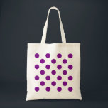 Paarse en witte haarpunten tote bag<br><div class="desc">Paarse en witte haarpunten</div>