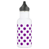 Paarse en witte haarpunten waterfles (Rechts)