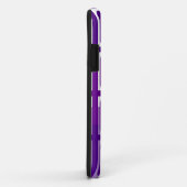 Paarse en witte harten Case-Mate iPhone case (Achterkant/rechts)