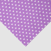Paarse en witte harten | Custom Tissuepapier (Detail)