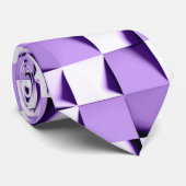 paarse en witte ingewanden stropdas (Opgerold)