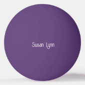 Paarse en Witte Iris Ping Pong Bal Pingpongbal (Achterkant)