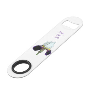 Paarse en Witte Iris Snel Flesopener Speed Flessenopener
