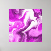 Paarse en witte marmer-strijders canvas afdruk (Voorkant)