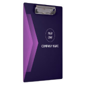 Paarse en witte moderne professional klembord (Rechts)