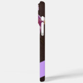 Paarse en Witte Orchidee Close-up Foto Case-Mate iPhone Case (Achterkant / Links)