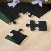 Paarse en witte orchideeën legpuzzel (Zijkant)