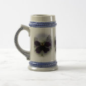 Paarse en witte paniek bierpul (Links)