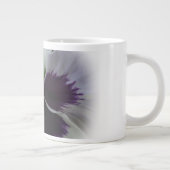 Paarse en witte paniek grote koffiekop (Rechts)