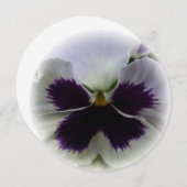 Paarse en witte paniek kaart (Voorkant / Achterkant)